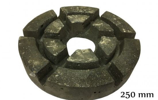 Corona para desbastado 250mm Aro de Comercial Lozano